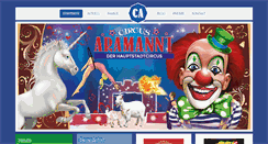 Desktop Screenshot of circus-aramannt.de